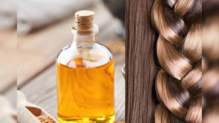 सरसों तेल में बस ये एक चीज़ मिला लें, बाल बनेंगे रेशमी, घने और चमकदार