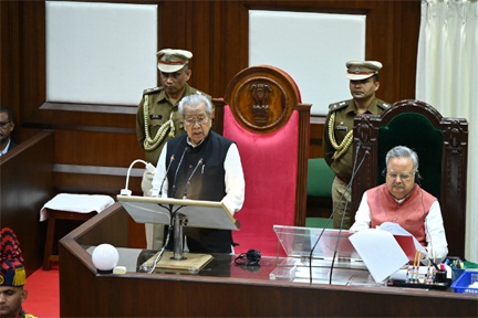 राज्यपाल हरिचंदन ने छत्तीसगढ की 6वीं विधानसभा के दूसरे सत्र को संबोधित किया