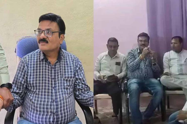 गंधवानी में जनपद पंचायत लेखापाल को लोकायुक्त पुलिस ने 40 हजार रुपये की रिश्वत लेते पकड़ा