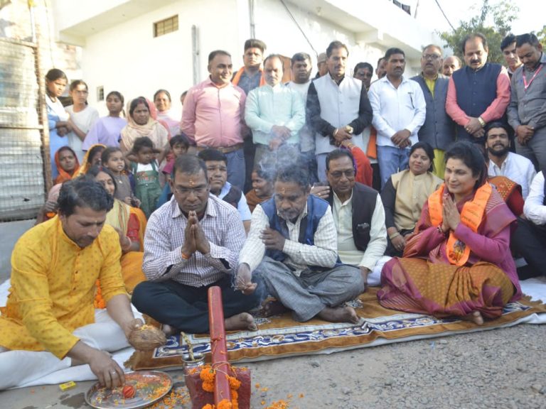 परमपिता परमेश्वर के आशीर्वाद और विधानसभा क्षेत्र की जनता का विश्वास ही है : राज्यमंत्री श्रीमती गौर