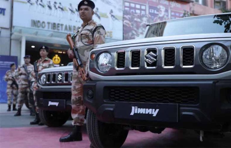 मारुती सुजुकी ने इंडो-तिब्बती सीमा पुलिस को 60 Jimny वाहनों की दी सौगात