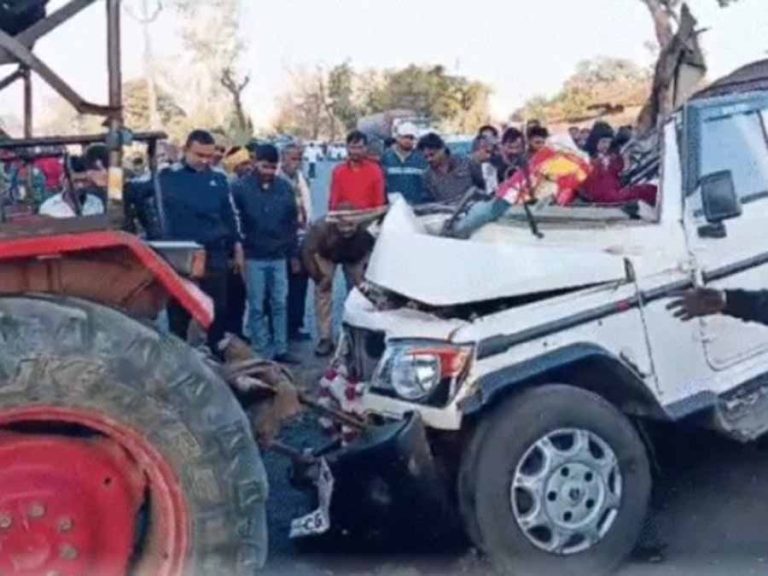 दरनखाड़ के पास भीषण सड़क हादसा, बोलेरो को ट्रेलर ने मारी टक्कर, 4 की मौत, 6 घायल