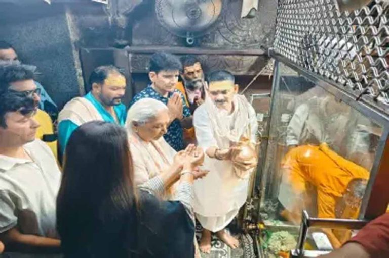 राज्यपाल आनंदीबेन पटेल पहुंचीं ओंकारेश्वर,  ज्योतिर्लिंग के किए दर्शन