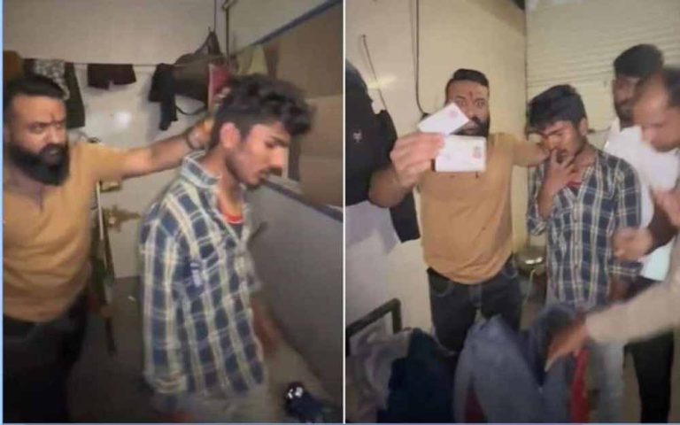 इंदौर में पाकिस्तान के पक्ष में लगाया नारा, करणी सेना ने जमकर की पिटाई, आरोपी गिरफ्तार, साथियों का भी लगा रही पता