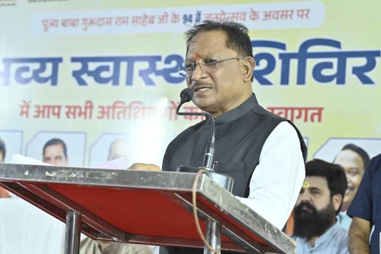 अच्छा स्वास्थ्य ही जीवन की सबसे बड़ी संपदा : सीएम साय