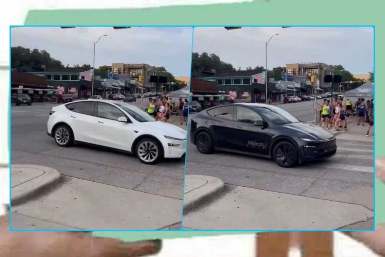 Tesla: सड़क पर भीड़ के बीच बगैर ड्राइवर दौड़ीTesla Robotaxi, 22 जून को होगी लॉन्च