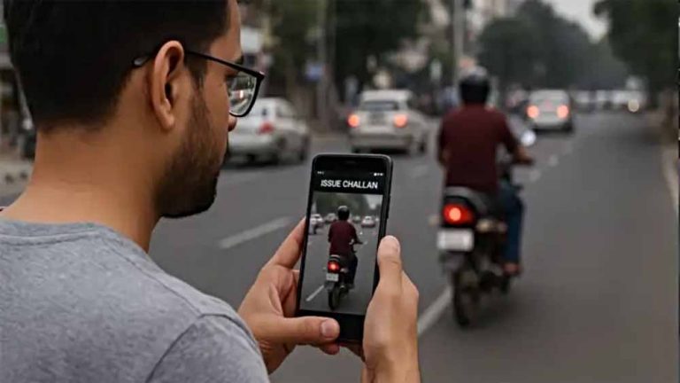 सिर्फ एक ऐप की मदद से आप भी ट्रैफिक नियम तोड़ने वालों का काट सकते हैं चालान