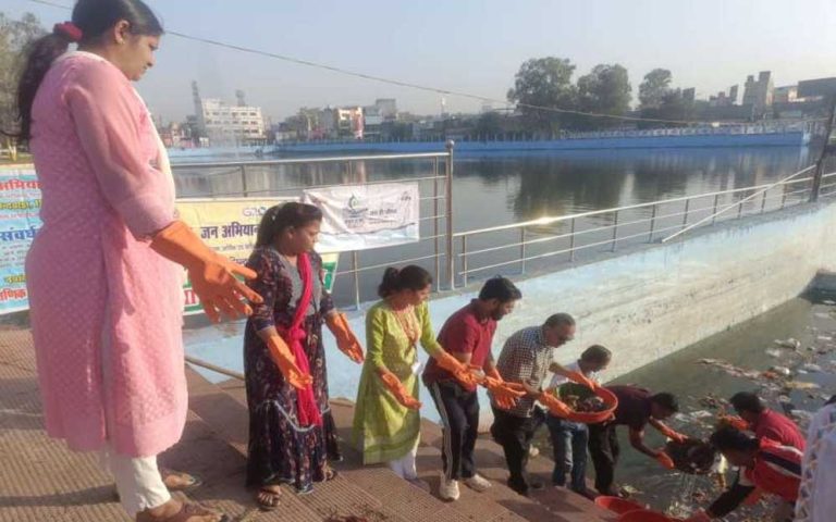 जल गंगा संवर्धन अभियान के कार्य अब लगभग अंतिम चरण की ओर