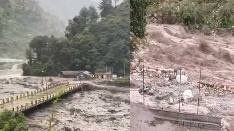 हिमाचल में फटे बादल से तबाही, 8 गाड़ियां बही, सैंज-कसोल नाला उफान पर, समदो-काजा सड़क पर पत्थर गिरे