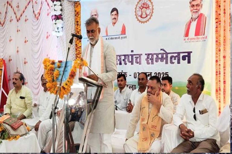 नर्मदा परिक्रमा पथ की पंचायातों में रेवा आश्रम सामुदायिक भवन बनाएं जायेंगे : मंत्री पटेल