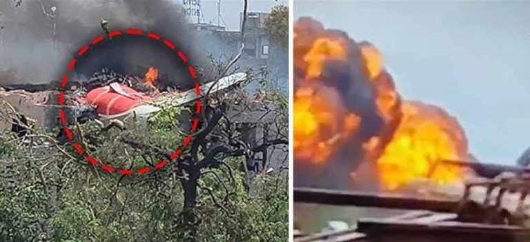 अहमदाबाद प्लेन क्रैश : सड़कों पर बिखरी जली हुई लाशें, पहचानना मुश्किल