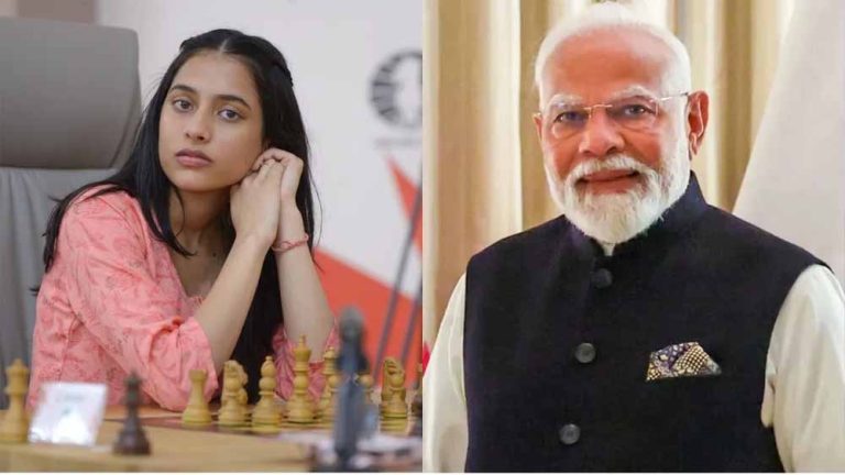दिव्या को फिडे वर्ल्ड कप चैंपियन बनने पर पीएम मोदी ने दी बधाई, हम्पी का कुछ यूं बढ़ाया हौसला