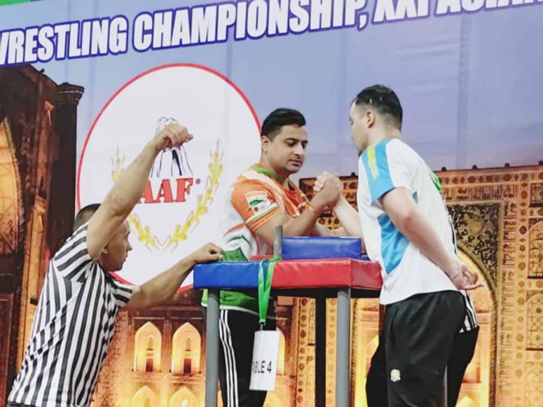 छत्तीसगढ़ के होनहार खिलाड़ी श्रीमंत झा ने जीता नेशनल पैरा आर्म-रेसलिंग चैंपियनशिप में गोल्ड