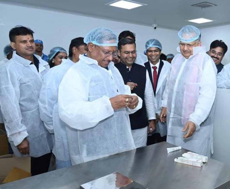 मुख्यमंत्री  साय ने एस्पायर फार्मास्यूटिकल्स की नवनिर्मित इकाई का किया भव्य शुभारंभ