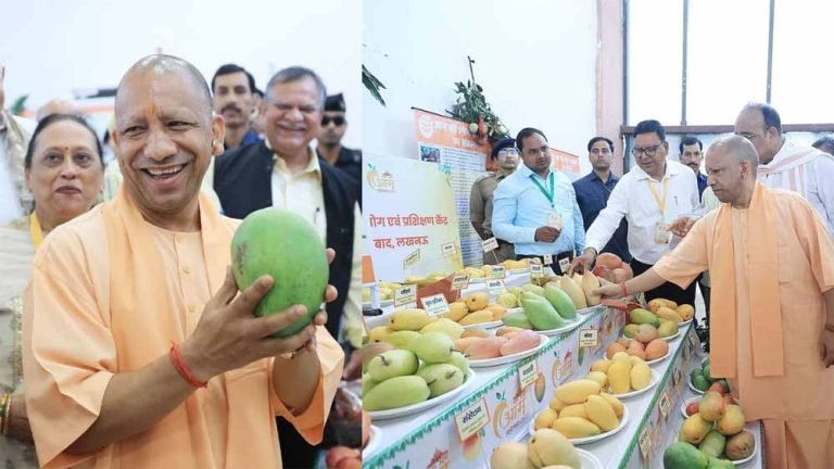 मुख्यमंत्री योगी आदित्यनाथ ने लखनऊ के अवध शिल्प ग्राम में आयोजित आम महोत्सव 2025 का किया शुभारंभ