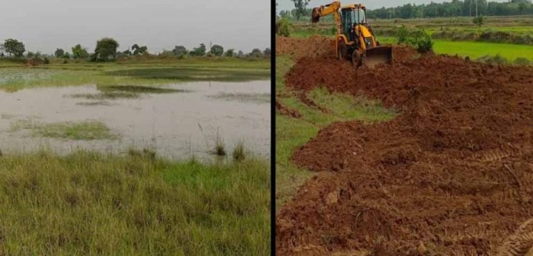 दस्तावेजों में हेरफेर: तालाब को बताया कृषि भूमि, सरकार को लगा 58 लाख का चूना
