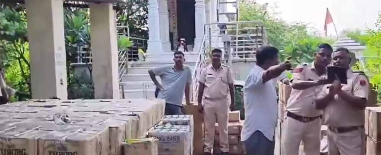 पंजाब से गुजरात ले जाई जा रही अंग्रेजी शराब पकड़ी गई, 644 कार्टन बरामद