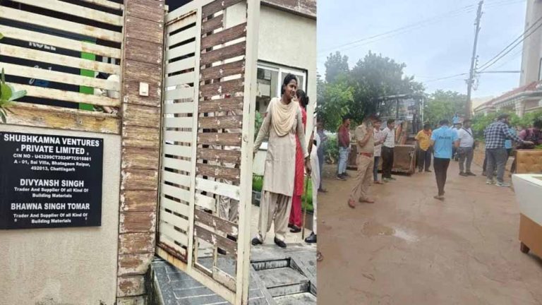 फरार अपराधी पर सख्ती: रोहित तोमर के दफ्तर पर चला बुलडोजर, पुलिस-निगम की संयुक्त कार्रवाई