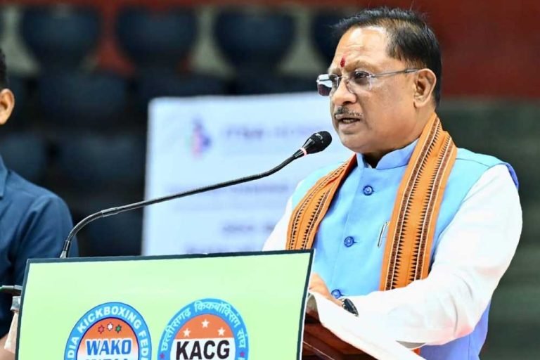 मुख्यमंत्री साय वाको इंडिया राष्ट्रीय किक बॉक्सिंग चैम्पियनशिप 2025 के समापन एवं पुरस्कार वितरण समारोह में हुए शामिल