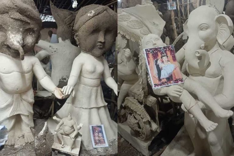 इंदौर में गणेश प्रतिमा विवाद: आपत्तिजनक मूर्तियों पर बवाल,कलाकारों के खिलाफ कार्रवाई, तीन गिरफ्तार