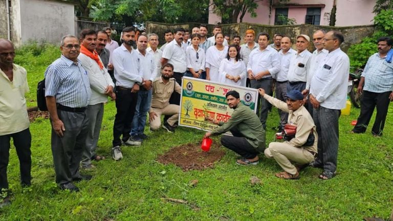 तहसील मझौली में पौधरोपण एवं पर्यावरण जागरूकता शिविर