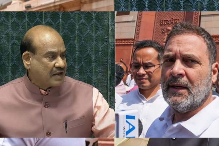 सदन में हंगामे पर बिरला का तंज: राहुल से कहा – जनता ने जिम्मेदारी निभाने भेजा है, पर्ची फेंकने नहीं