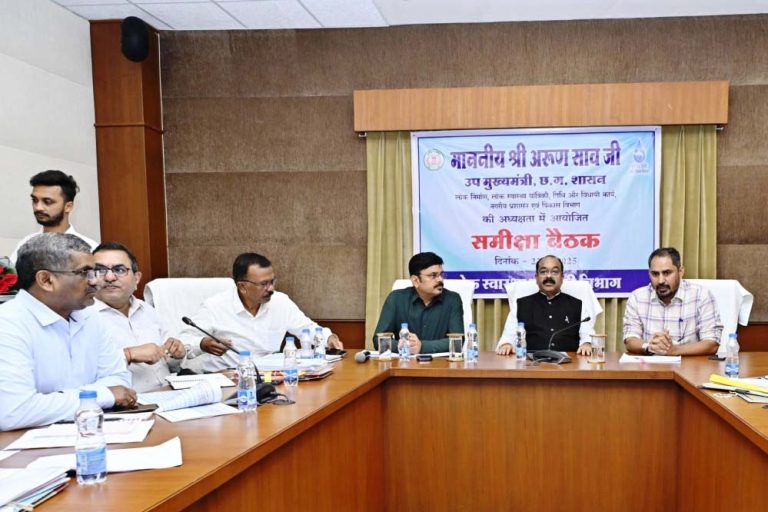 ‘समूह जलप्रदाय योजनाओं के कार्यों में भी लाएं तेजी’ – अरुण साव