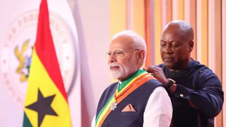 घाना का राष्ट्रीय सम्मान पीएम मोदी को मिला , अब तक इतने देश कर चुके हैं सम्मानित