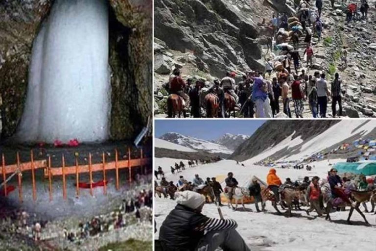 बाबा बर्फानी के चरणों में 1.63 लाख भक्तों ने टेका माथा, अमरनाथ यात्रा में आस्था चरम पर