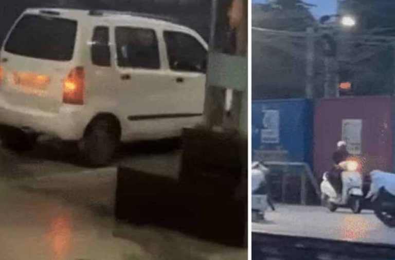 भोपाल रेलवे प्लेटफॉर्म बना रेस ट्रैक, युवकों की करतूत कैमरे में कैद