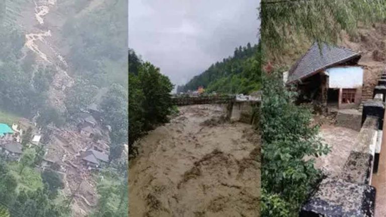 प्राकृतिक कहर से कांपा हिमाचल: बादल फटने और भूस्खलन में 10 की जान गई, 34 लापता