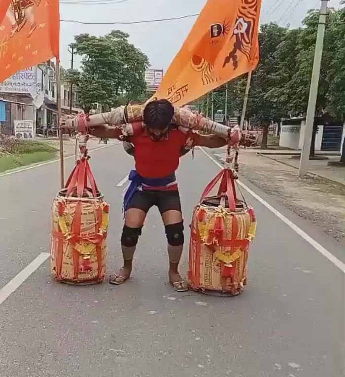 कंधों पर गंगाजल, दिल में आस्था: 306 दिन की कठिन यात्रा कर पेश की भक्ति की अनोखी मिसाल