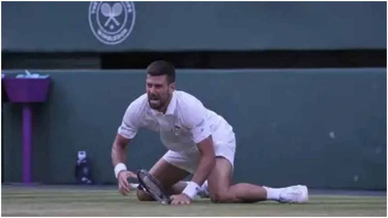 विंबलडन 2025: कोर्ट पर गिरे नोवाक जोकोविच, कहा- मेरा शरीर अब पहले जैसा नहीं रहा