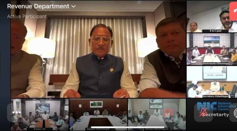 प्रभारी सचिव बाढ़ प्रभावित जिलों का भ्रमण कर राहत कार्यों का करें निरीक्षण :  मुख्यमंत्री साय