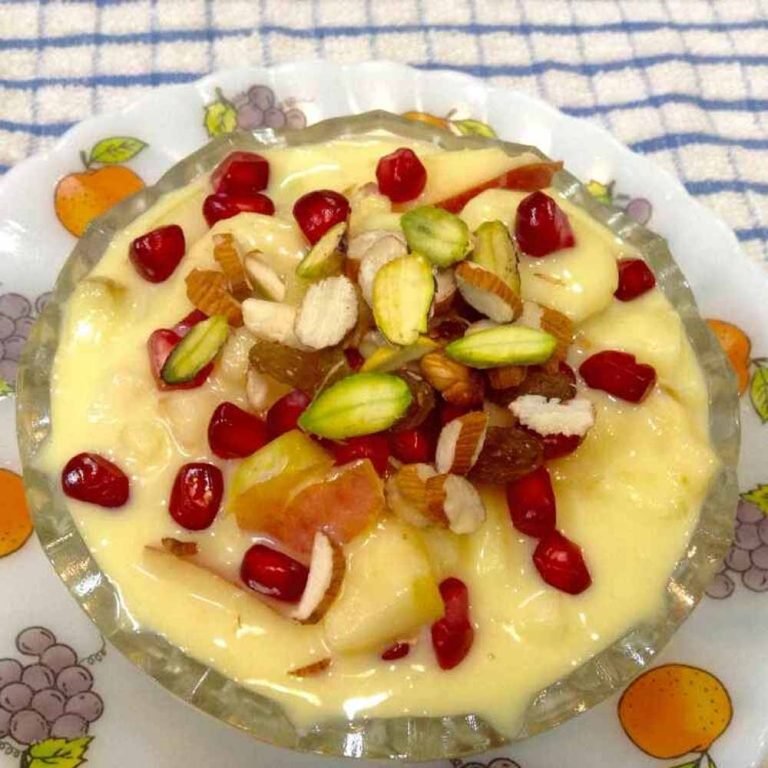फटाफट बनाएं केसर वाला फ्रूट कस्टर्ड