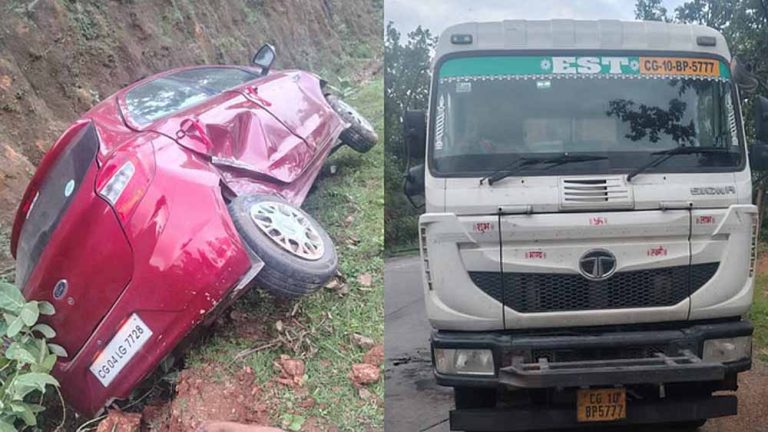 यूपी के दो युवक NH-130 पर कार की चपेट में आए, मौके पर ही दर्दनाक मौत