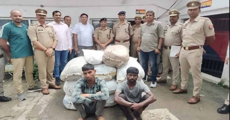 पुलिस को चकमा देने की कोशिश नाकाम, अफीम डोडा के साथ दो तस्कर गिरफ्तार