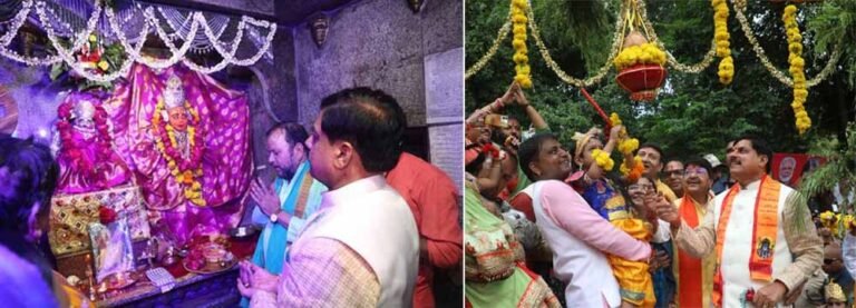 मुख्यमंत्री डॉ. यादव ने अमझेरा के अमका-झमका मंदिर में की पूजा-अर्चना