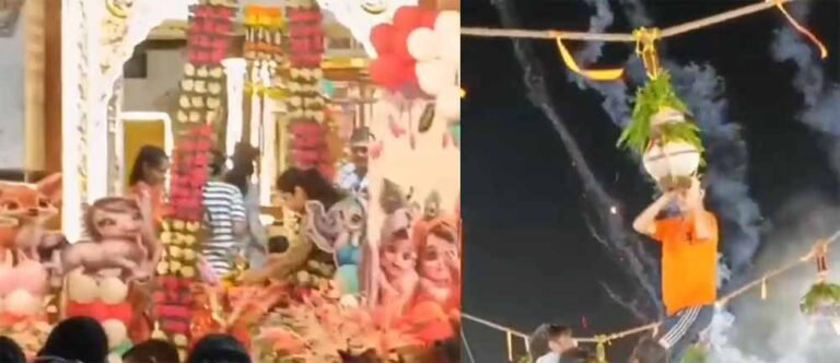 बारिश संग उमड़ा जनसैलाब, मटकीफोड़ व झांकियों से मंदिरों में बिखरी श्रद्धा और आस्था