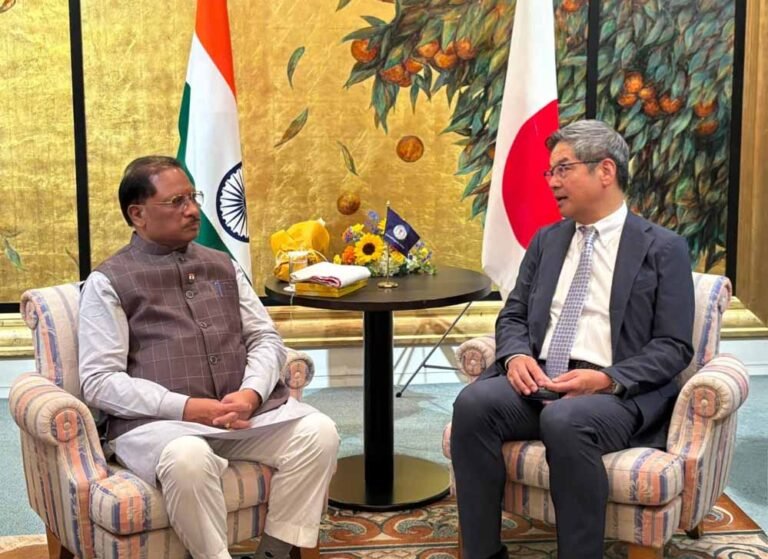 रायपुर: CM विष्णु देव साय ने ओसाका की SAS सानवा कंपनी को छत्तीसगढ़ में निवेश का आमंत्रण दिया