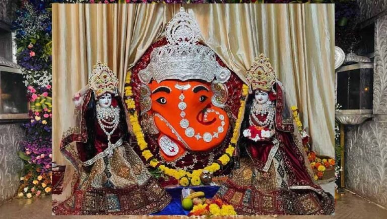 खजराना गणेश का भव्य श्रृंगार, सीहोर में 10 दिवसीय मेला और उज्जैन में भोग