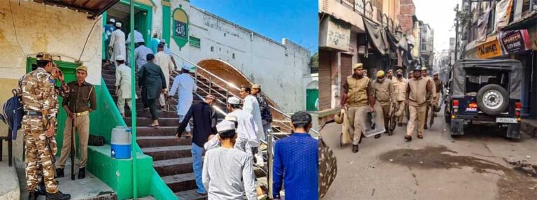 न्यायिक आयोग रिपोर्ट के जामा मस्जिद और अन्य क्षेत्रों में कड़ी सुरक्षा, संभल में सतर्कता बढ़ी