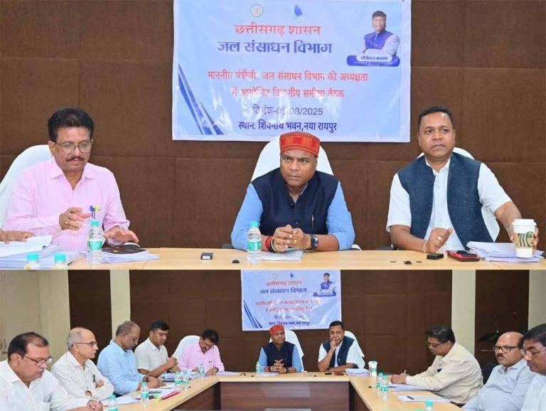 मंत्री कश्यप ने जल संसाधन विभाग की समीक्षा बैठक में अधिकारियों को दिए कड़े निर्देश