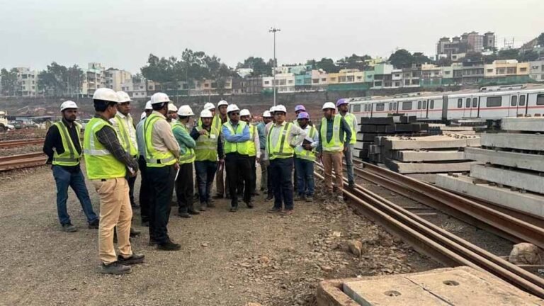 मेट्रो ऑरेंज रूट पर पुट्ठा मिल का स्ट्रक्चर बना सबसे बड़ी चुनौती