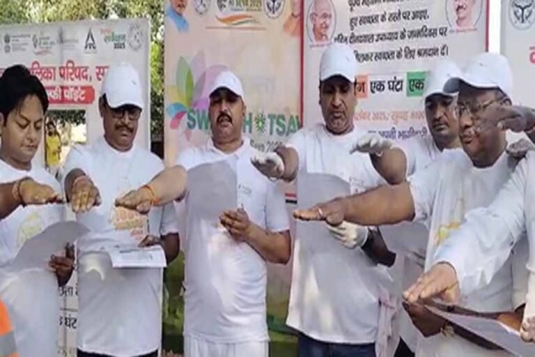 संभल नगर पालिका का संकल्प: 156 घंटे का महासफाई अभियान शुरू