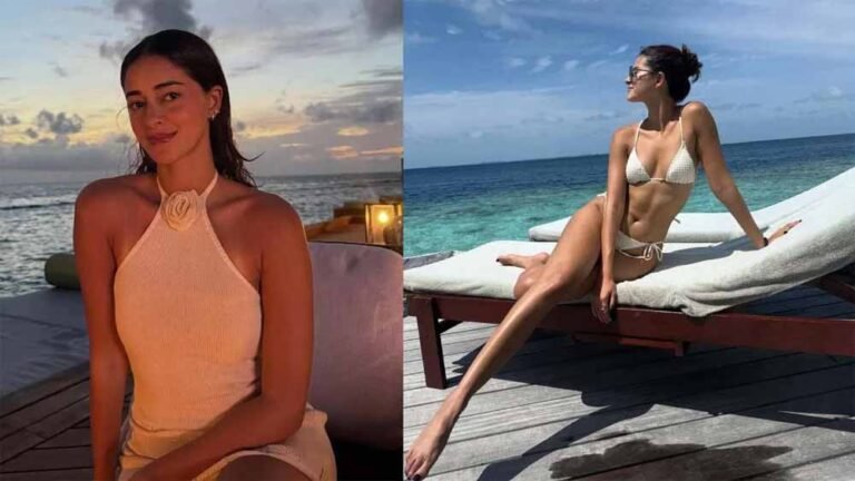 Ananya Pandey का ग्लैमरस मालदीव वेकेशन लुक, White Bikini में दिखाया स्टाइल स्टेटमेंट
