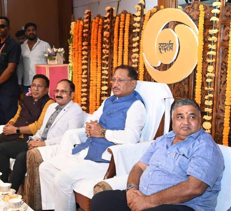 मुख्यमंत्री साय दूरदर्शन के 66वें स्थापना दिवस समारोह में हुए शामिल