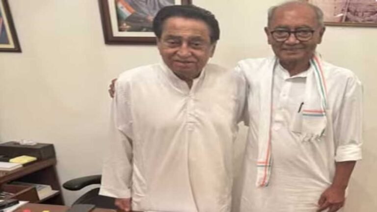 कांग्रेस सरकार गिरने के बाद भी दिग्विजय-कमलनाथ में सुलह, मनभेद से इनकार
