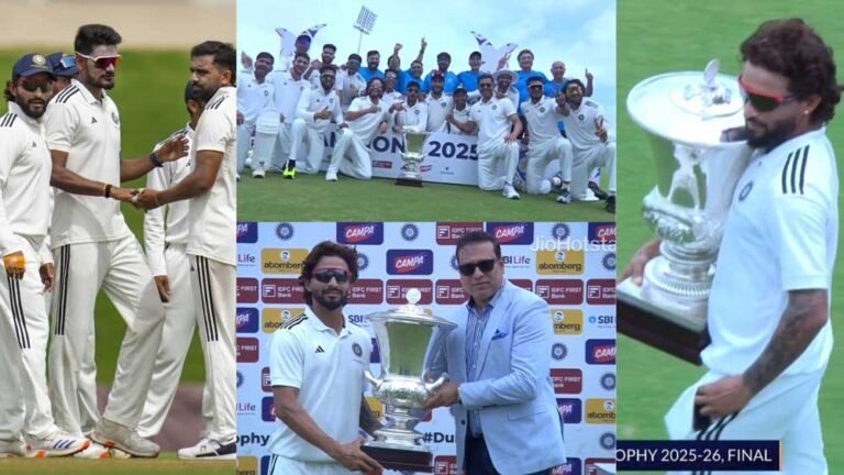 3 महीने में दूसरी ट्रॉफी: रजत पाटीदार ने सेंट्रल जोन को बनाया दलीप ट्रॉफी चैंपियन