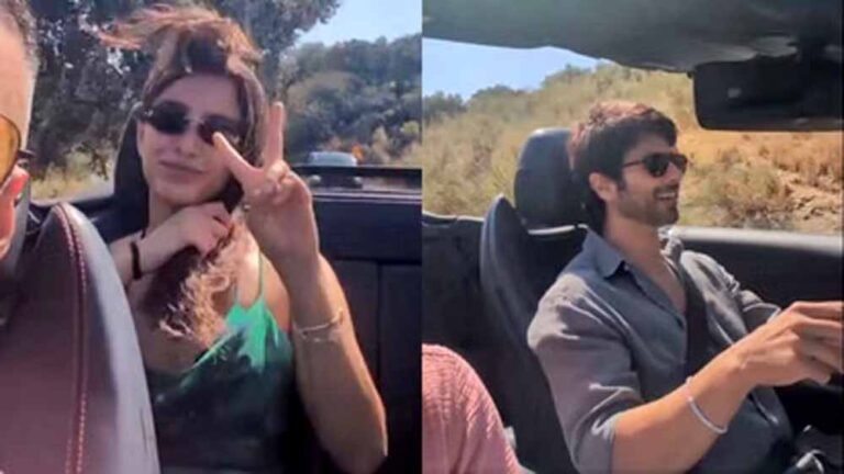 स्पेन की सड़कों पर शाहिद-कैपिटल जोड़ी का रोमांचक सफर, वीडियो वायरल